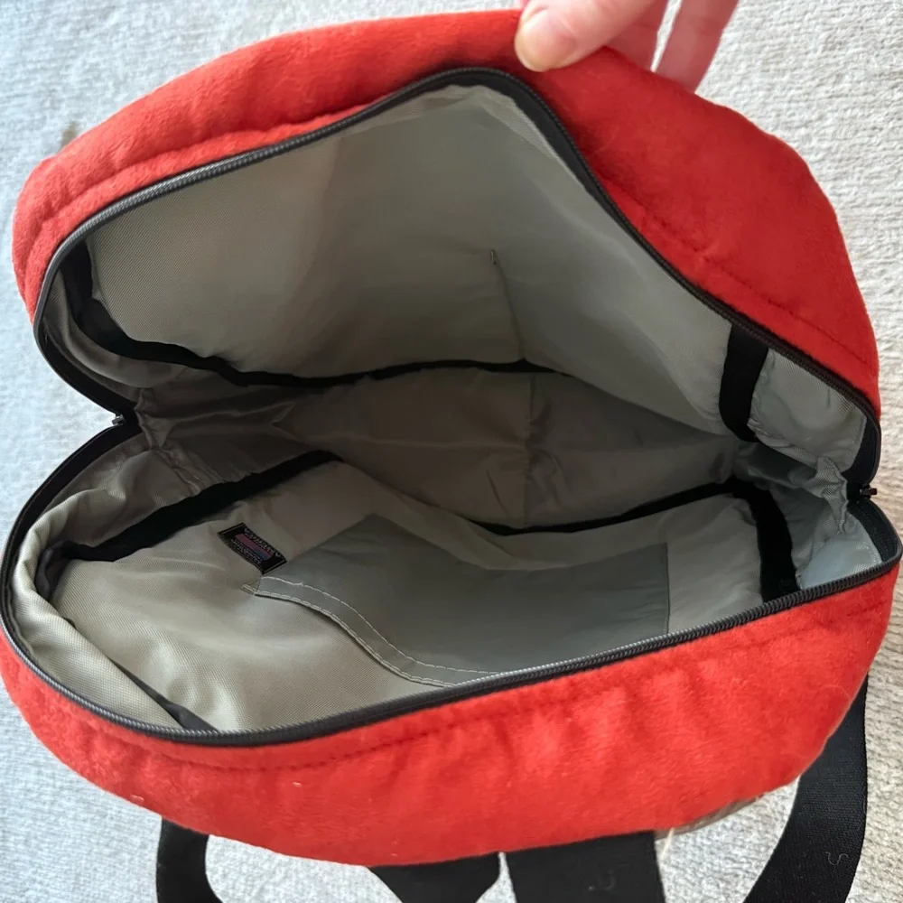 Madison Handbags Floral Backpack‎ Red Trim Tapestry Print